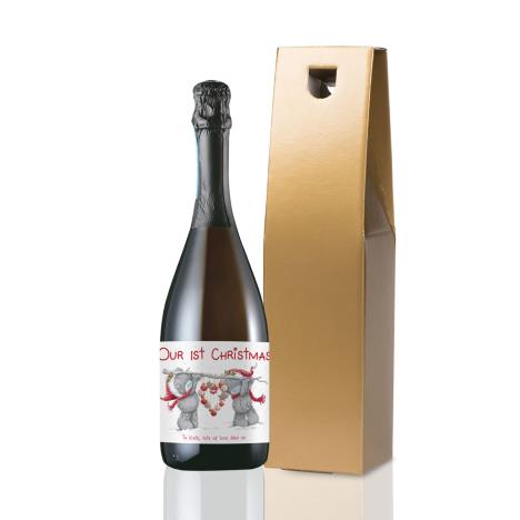 Personalised Me to You Our 1st Christmas Prosecco £25.00